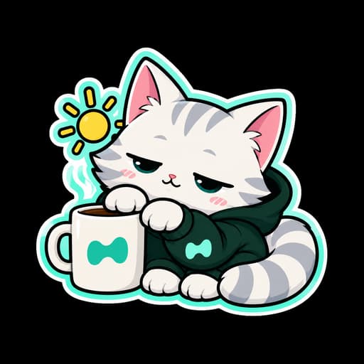 HYPURR sticker: gm