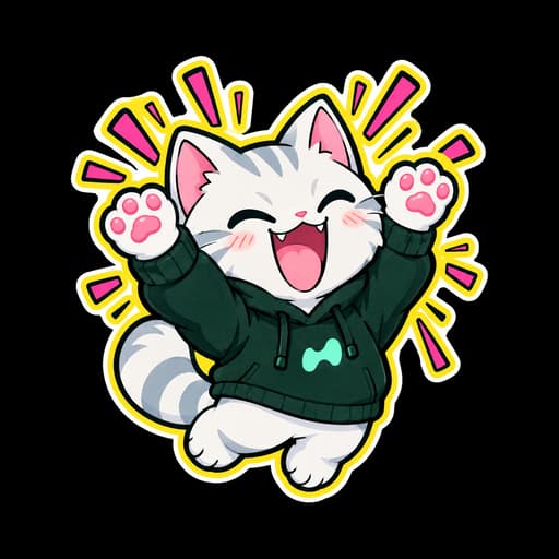 HYPURR sticker: LFG, max hype