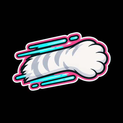 HYPURR sticker: raid paw